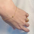 K18YG mini teacup diamond † bracelet